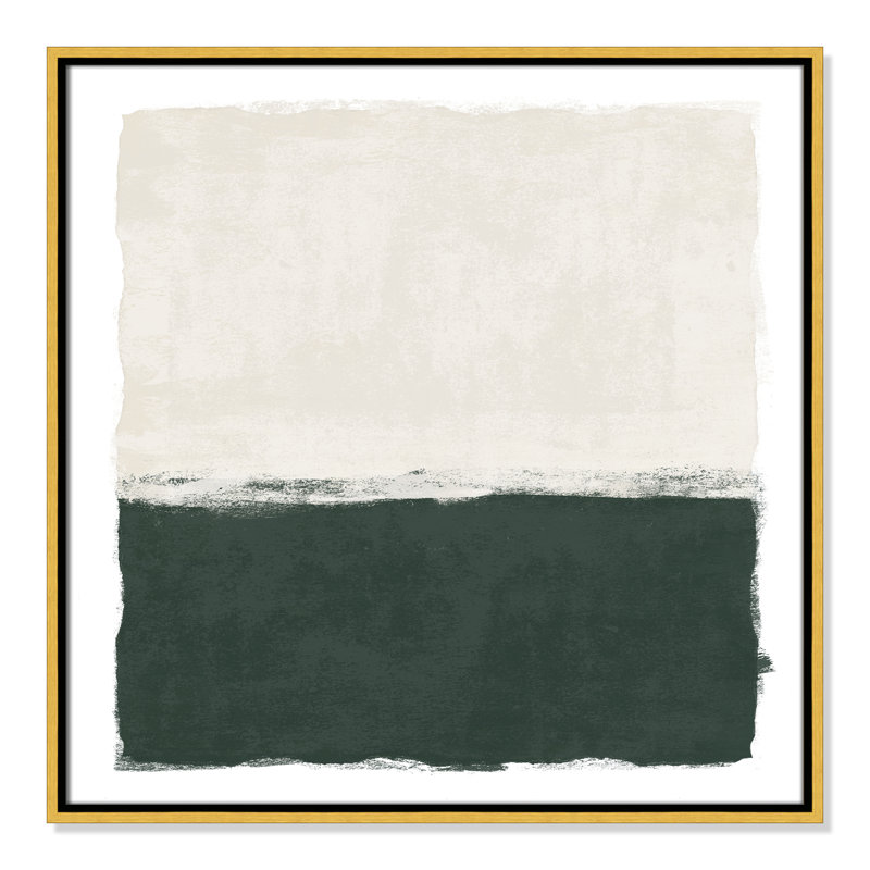 «Primal Forest II - Square Vesrion Print» par Natalie Carpentieri, H 25,5 po x l 25,5 po, Doré