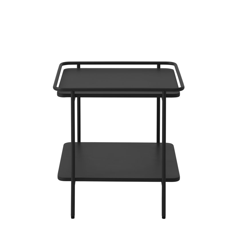 Teige Coffee Table with Storage, Black