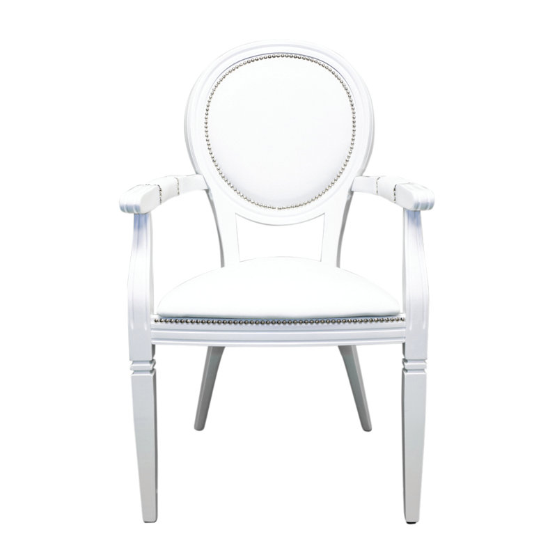 Gabler 43cm H Upholstered Stacking Side Chair