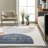 Bevin Abstract Sky Fringe Area Rug-863473608