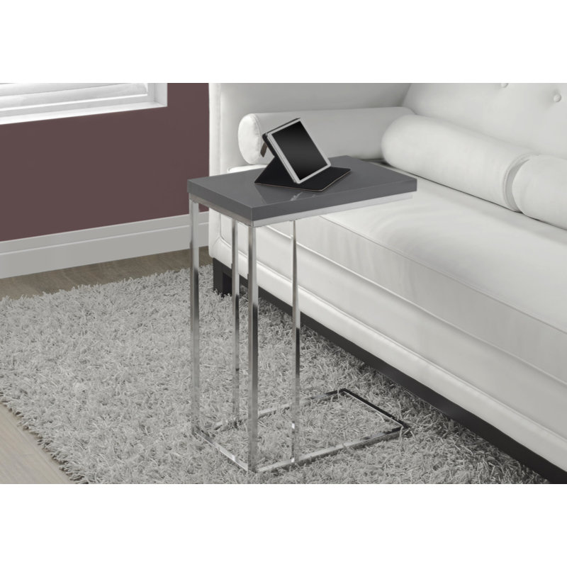 Donohue End Table, Gray Top/Gray Base