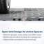 Carreaux de plancher de garage ventilés Nitro 12 po x 12 po x 3/8 po (GR graphite)-113387427