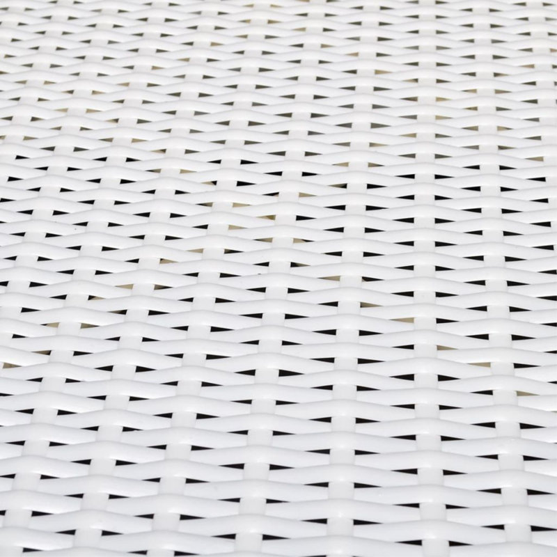 Ensemble de conversation avec coussins Roundtree, Blanc, Noir