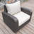 6 - Person Wicker Patio Dining Set with Rectangular Table , Cushions Included