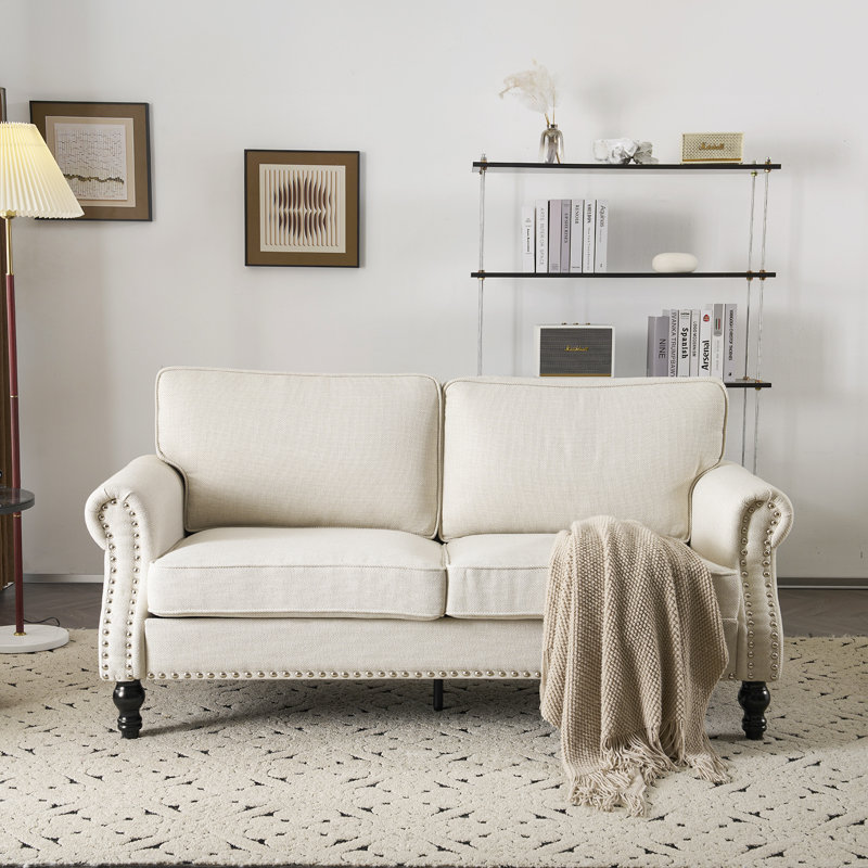 Causeuse classique l 67,72 po Alcott Hill®, Polyester beige