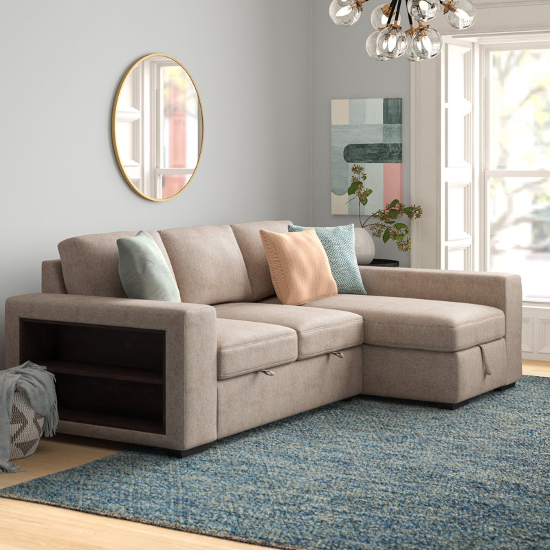 Upholstered L-Shaped Sectional Right Hand Facing