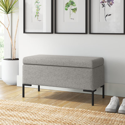 Banc de rangement rembourré Briony