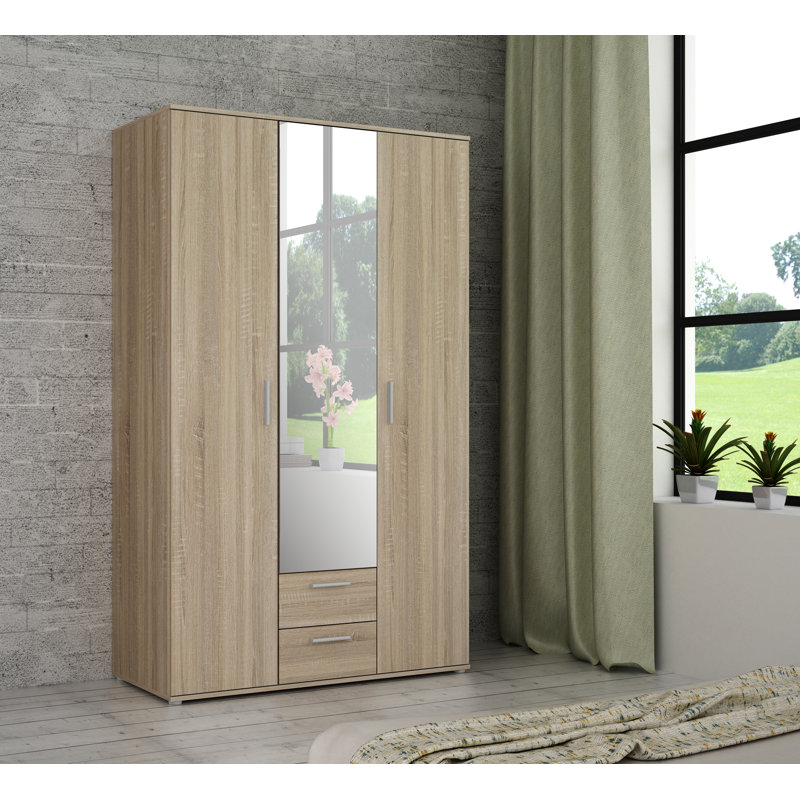 Rakita 3 Door Manufactured Wood Wardrobe