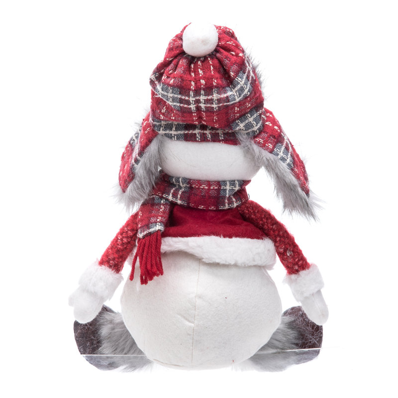 Figurine de noël assis en peluche