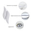 2-Light LED Flush Mounted Wall Sconce-1755354493