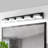 Modern Black LED Vanity Light 5-Lights Wall