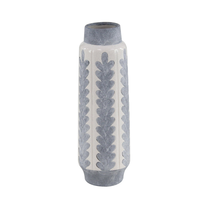 Gyalog Ceramic Table Vase, 18" H x 6" W x 6" D