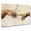 Creation Of Adam Hands by Michelangelo - Wrapped Canvas Painting-61850399