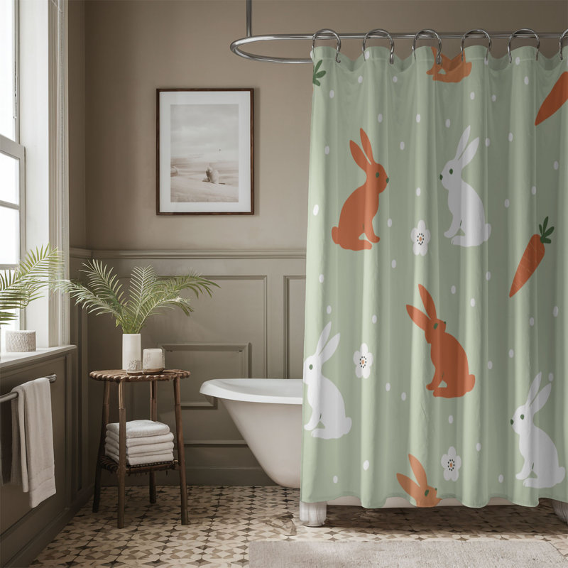 Easter Chic - Premium Shower Curtain, 74" H x 71" W