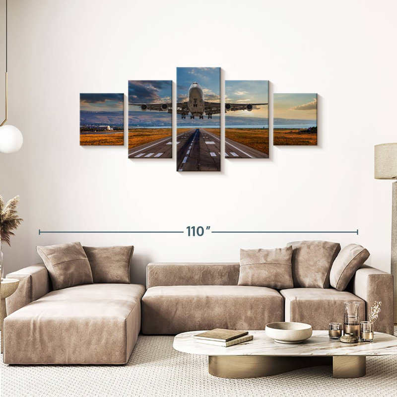 Mehar Airplane Liftoff, 36" H x 80" W
