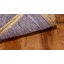 Tapis de couleur unie en coton tissé à la main en gris clair / naturel Zeitler-26830677
