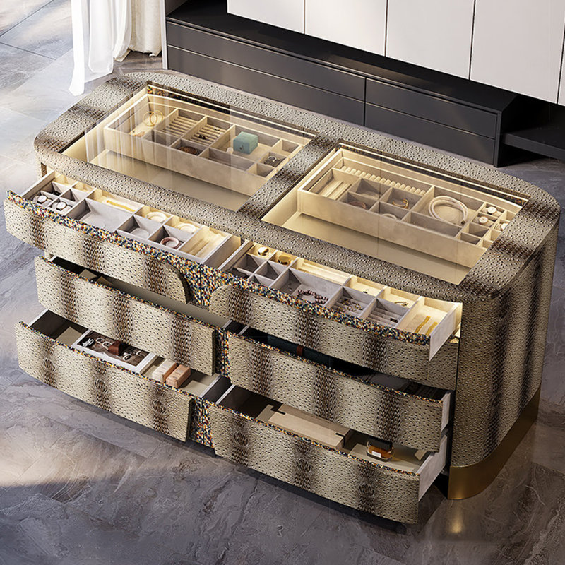 Armoire à bijoux 70,87 "Golden Floor