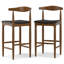 Tabouret de bar Mid-Century rembourré Molly-111282182