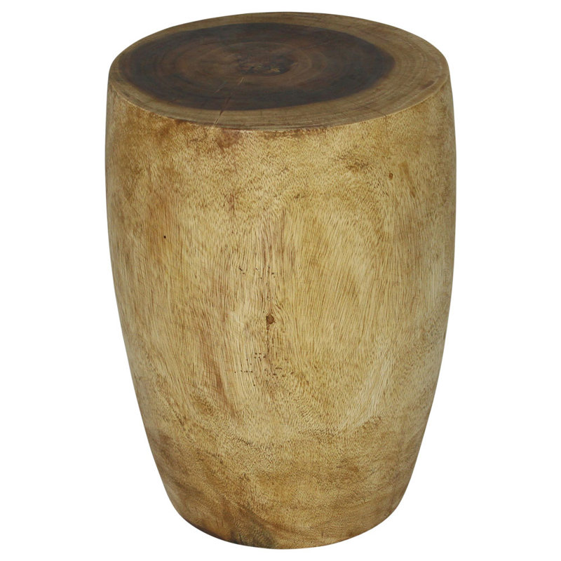 Iraima Solid Wood End Table, Oak