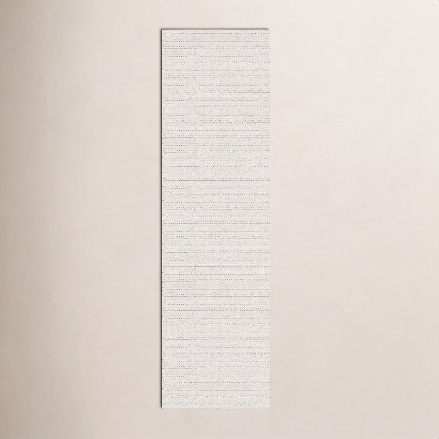 Kells Ivory Hand-Woven Geometric Jute Rug, Runner  2'3" x 8'