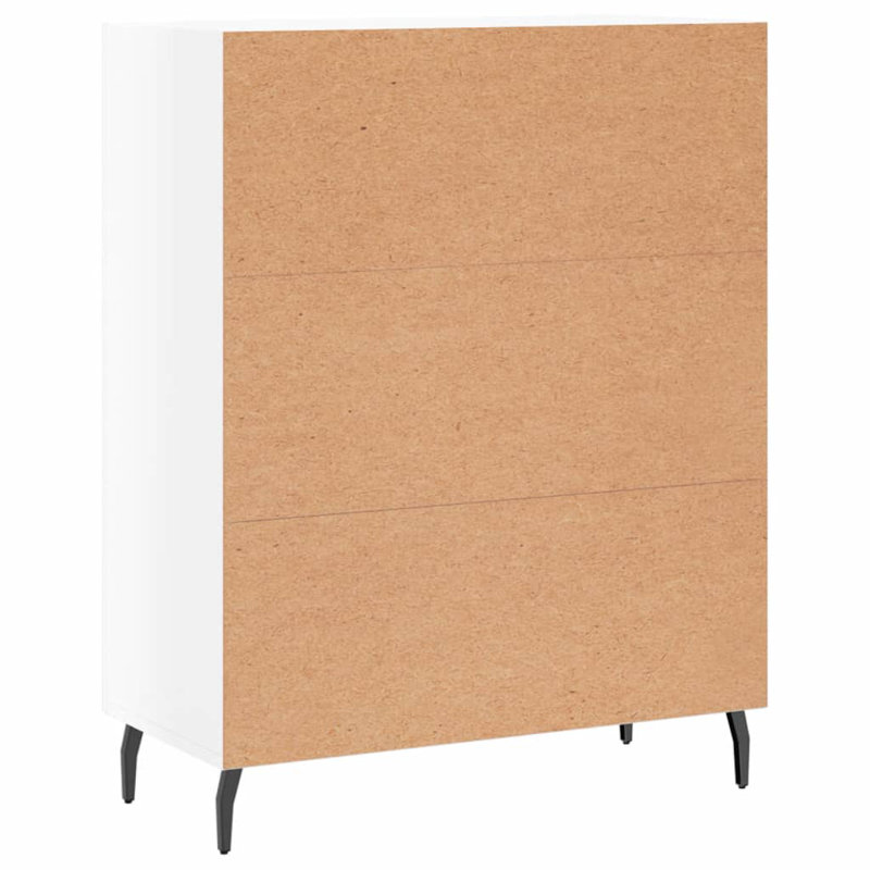 Marckson 69.5cm W 3 - Drawer Chest of Drawers, High Gloss White