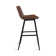 Macaire Upholstered Counter Stool with Metal Frame