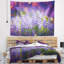 Tapisserie de fleurs de lupin bleu sur fond bleu-28488098