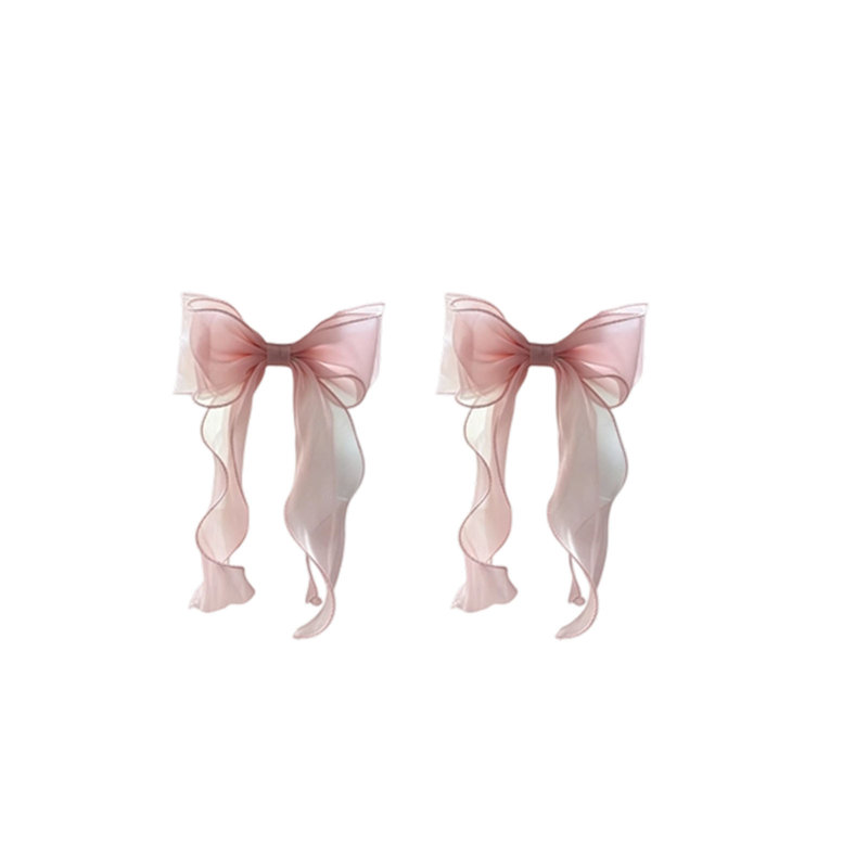 Rideau en dentelle 2 pièces kbndieu, Pink