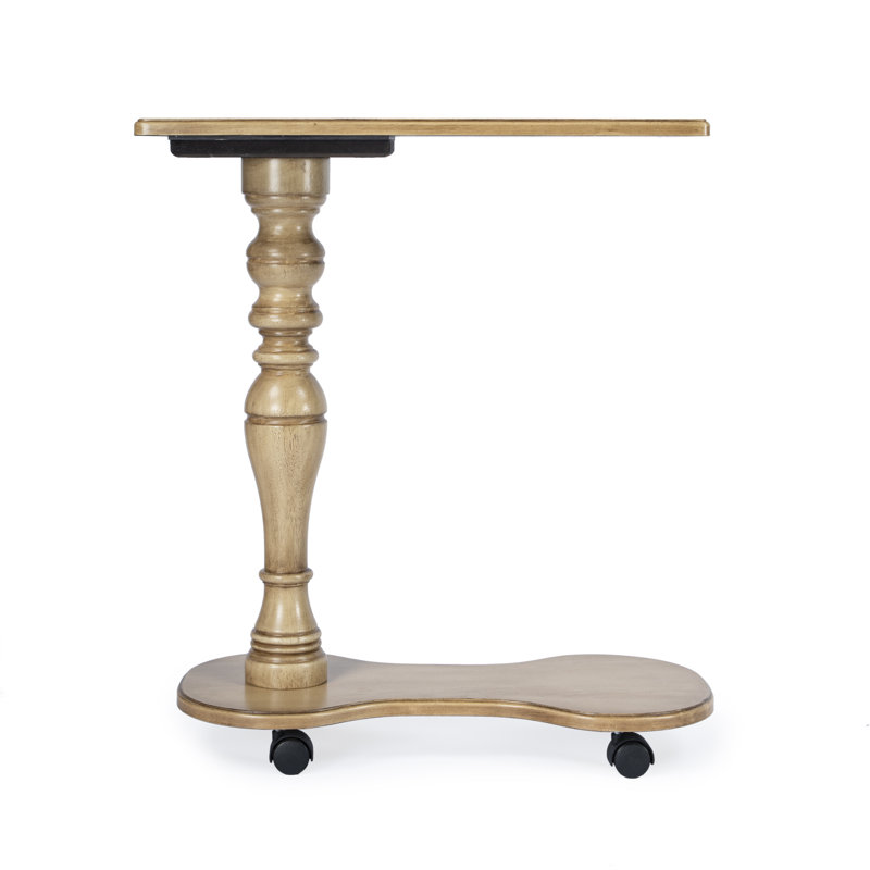Mabry Mobile Tray Table, Antique Beige