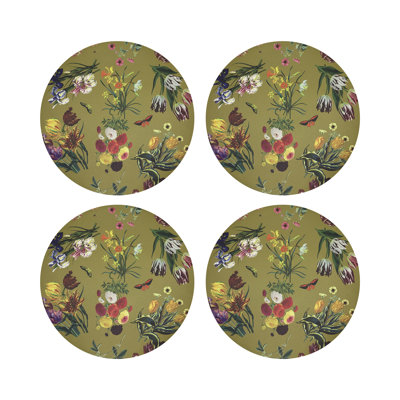 Flora Fauna Pebble 16" Vinyl Placemat