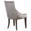 Chaise d'appoint rembourrée en velours Stjohn