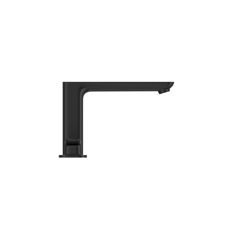 Cubeo 3-Hole 2-Handle Deck Mount Tub Filler, Matte Black