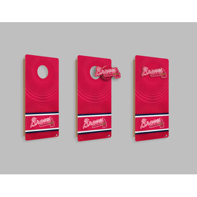 Atlanta Braves Mini Wall Hanging Cornhole