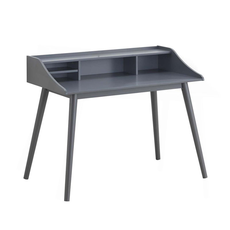 Bureau d'écriture à 4 compartiments gris