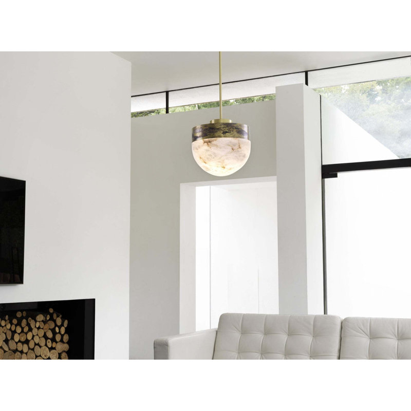 Lucid 1 - Light Pendant, Satin Brass