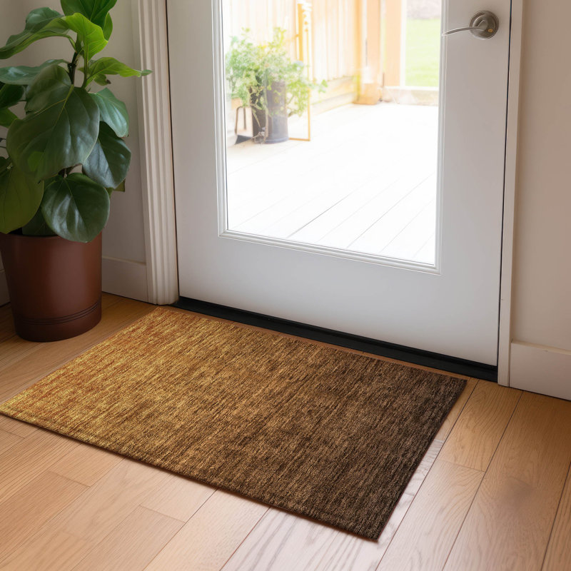 Tapis intérieur / extérieur Yuleimi, Rectangle 1 pi 8 po x 2 pi 6 po