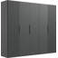 Anabelli 5 Door Manufactured Wood Wardrobe-1761008535