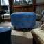 Stylish Callan 40cm Velvet Oval Ottoman – Luxurious Solid Colour Footstool for Office, Living Room & Bedroom Décor-36297239