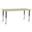 Table rectangulaire d'activités effaçables à sec avec pieds réglables-765072855-791962594-791962606