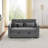 Versatile Upholstered Sofa with Pull - Out Function, Adjustable Backrest and Ample Storage Space for Multiple Living Spaces