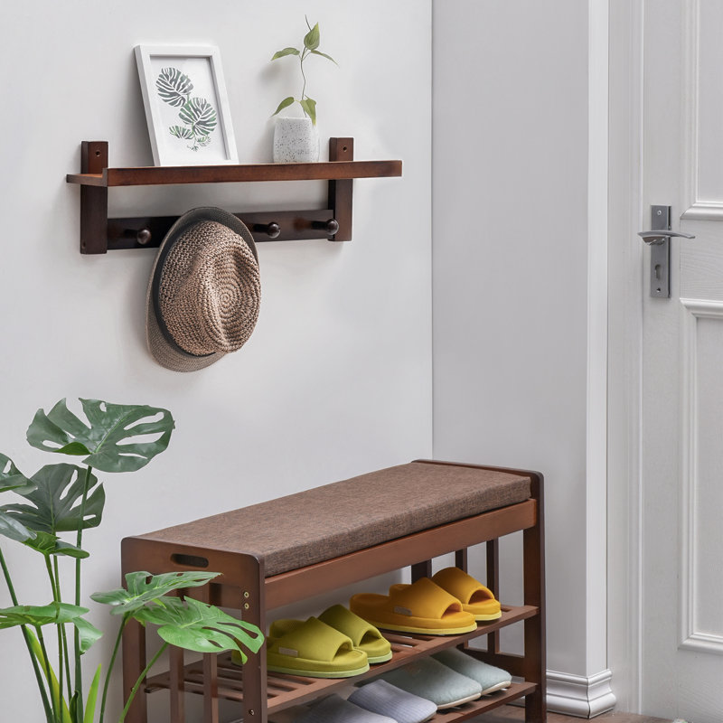 Wall Mounted Coat Rack With Storage