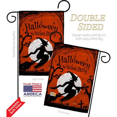 Ensemble de drapeaux en polyester 18,5 po x 13 po Witches