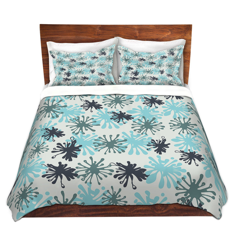 Ensemble de housse de couette illa splash iii, 1 housse simple + 1 taie standard
