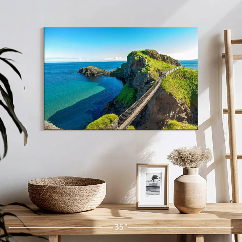 Lilie Carrick A Rede Rope Bridge, 16" H x 24" W