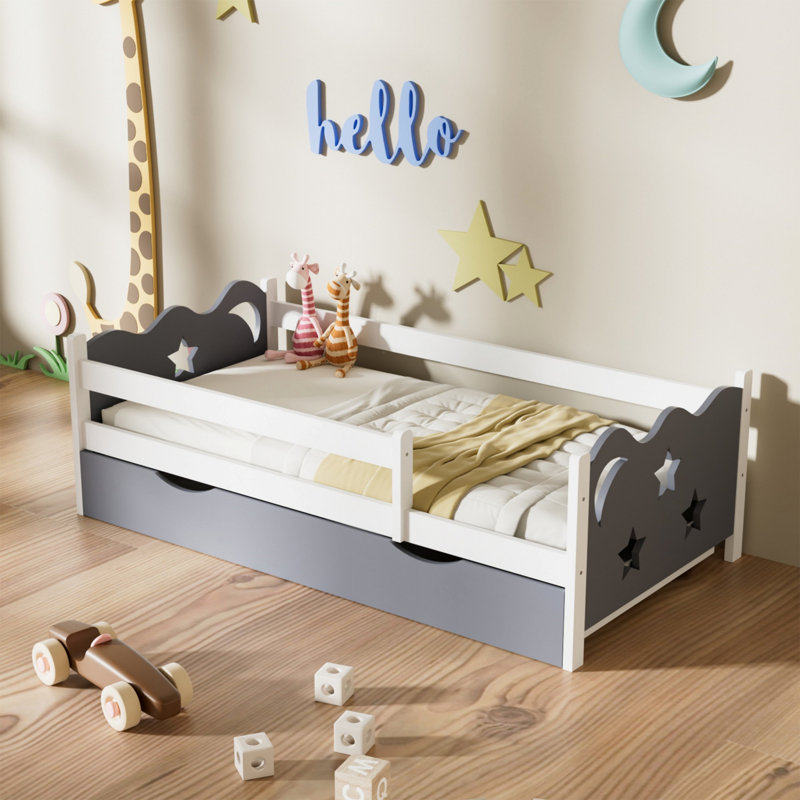 Bed Frame With 8 Slats Support