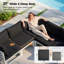 Ensemble de conversation modulaire d'extérieur en aluminium pour 8 personnes avec coussins et table basse Qui, ensemble de conversation pour patio résistant à la rouille-98951591-126044764