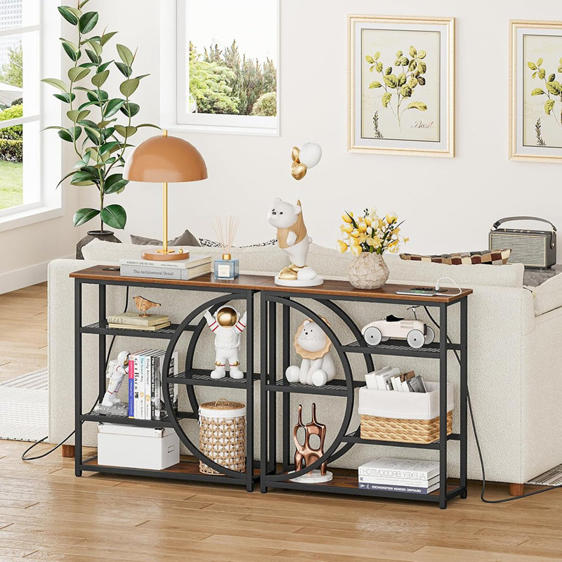 Table d'entrée, console avec station de charge, ...
