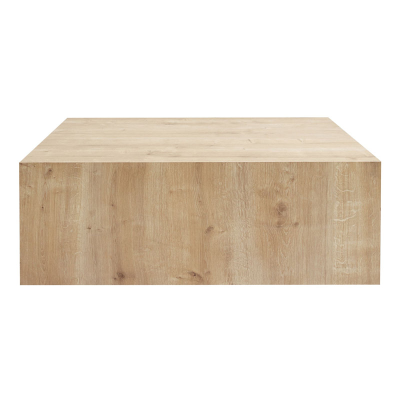 Modern Coffee Table, Sapphire Oak, 35.4 x 35.4 x 17.7 inches | 100% MDF, Thickness: 0.7 inches | Stylish Design for Living Room & Home Office | Durable & Elegant Furniture for Contemporary Spaces