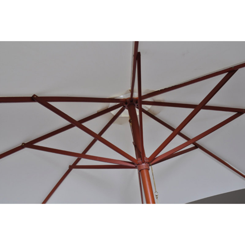 Parasol de marché, Blanc