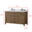 Ensemble de meuble-lavabo double 54 po Ajiya-1740069407-1740069393